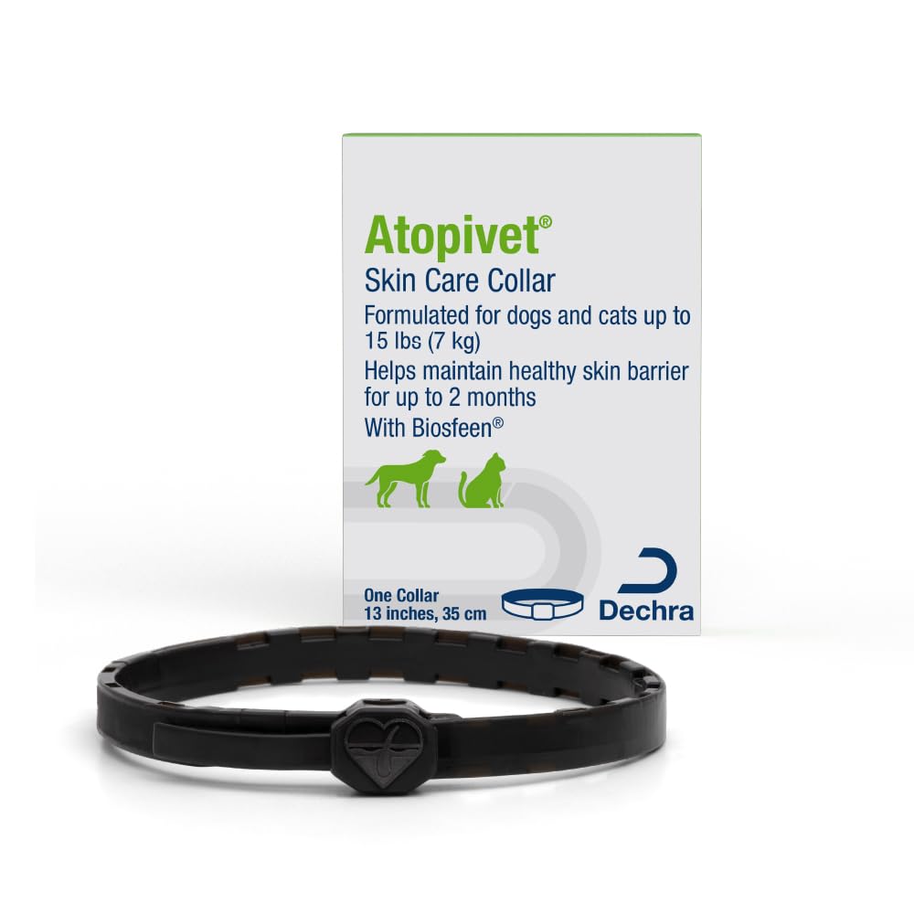 Atopivet Skin Care Collar for Dogs and Cats Less Than 22 lbs