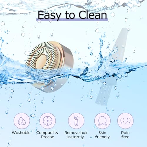 Generation 2 Replacement Heads for Flawless Facial Hair Remover Replacement Heads,Suitable for Flawless Replacement Heads Gen 2 for Flawless Facial Hair Remover for Women,As Seen On TV.(4 Pack)