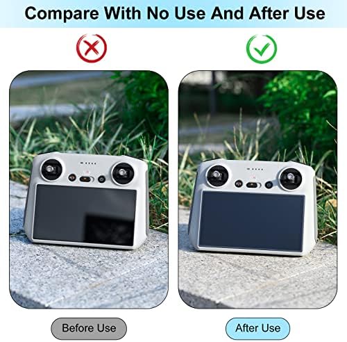 Skyreat Anti-Glare Matte Screen Protector For DJI Flip/Mini 4 Pro/Mini 3 / Air 3s Drone Accessories with DJI RC/RC 2 Remote Controller (2 Pack)