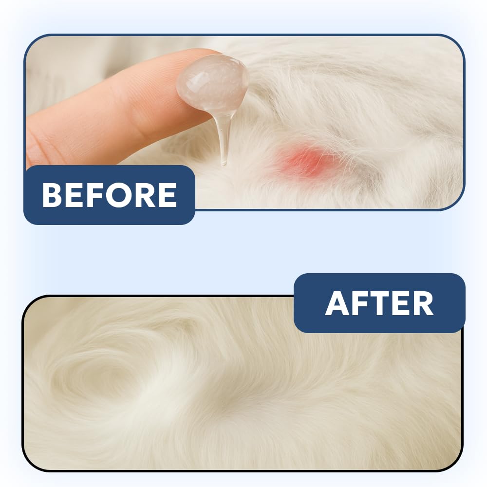 Forticept Clear Butter Dog Hot Spot Treatment Hydro Gel, Heals Dog Wound, Helps with Skin Yeast Infections, Ringworm, Insects Bites, Cuts, Rashes, Skin Allergy, 4 Ounces