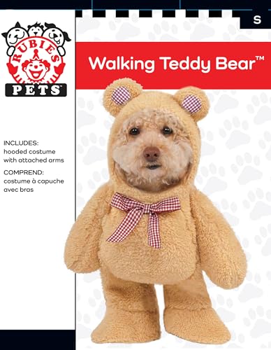 Rubies Walking Teddy Bear Pet Costume for Dogs or Cats, XXXL