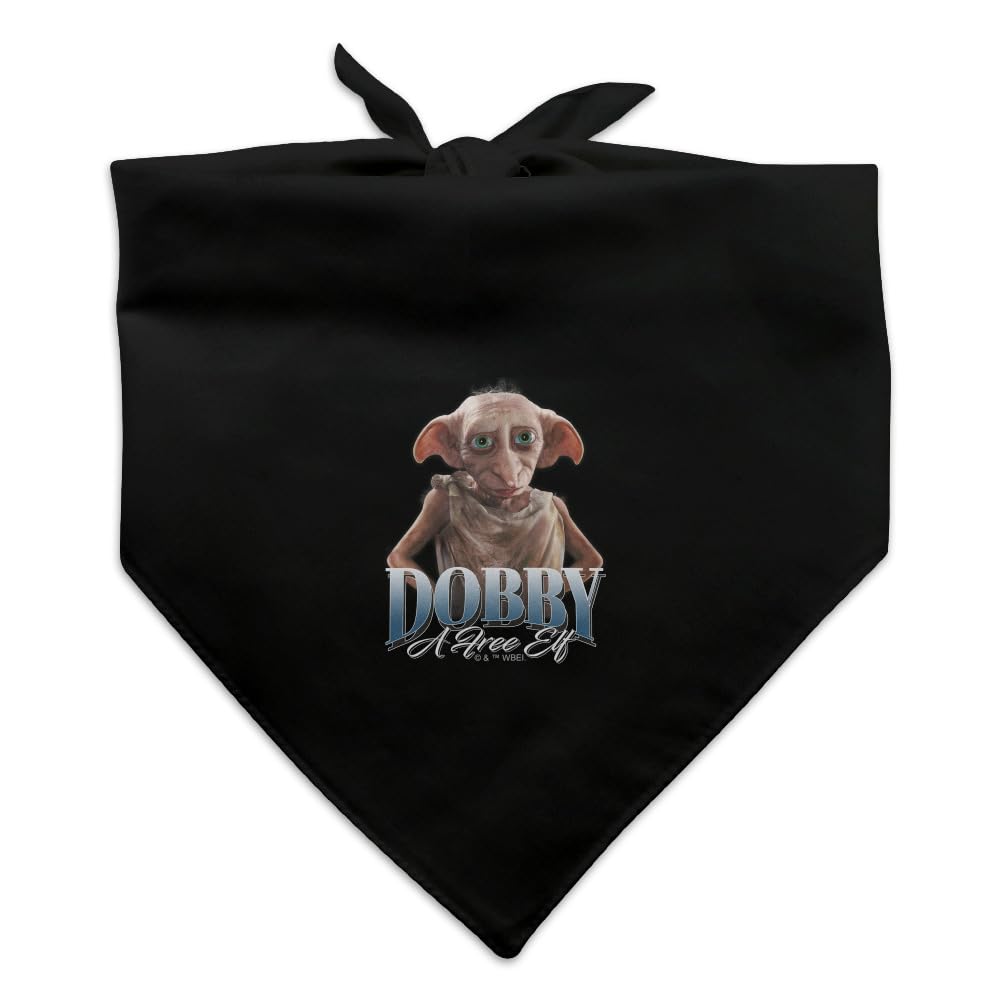 GRAPHICS & MORE Harry Potter Dobby The Elf Homage Dog Pet Bandana - Black