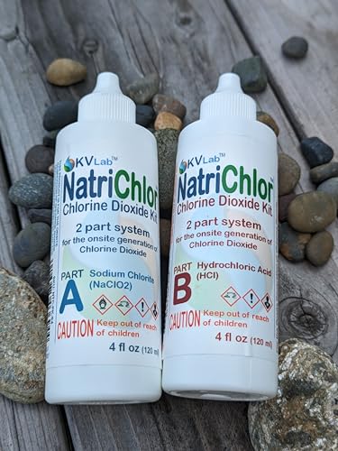 NATRICHLOR CD set w/Accu-Drop Bottles HCL Extra Large Size (8 oz Total)