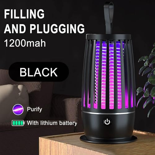 CSEONE Electric ๐ฉ๐๐ ๐๐๐๐๐๐ for Indoor & Outdoor - Rechargeable ๐ด๐๐๐๐๐๐๐ & ๐ญ๐๐ ๐ฒ๐๐๐๐๐, Portable Quiet USB LED Light ๐ป๐๐๐ for Home Office #Daily Use (Black)
