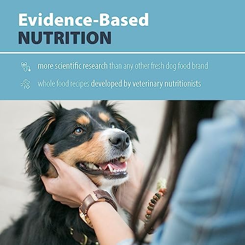 JustFoodForDogs Frozen Fresh Dog Food for Sensitive Stomachs, Complete Meal or Dog Food Topper, Balanced Remedy Human Grade Dog Food Recipe, 72 oz (Pack of 7)