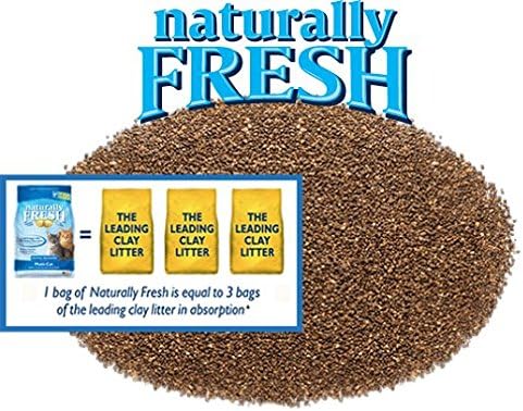 Naturally Fresh Cat Litter Made From Walnut Shells, Unscented, Multi-Cat, Upcycled, Low Dust, Sustainable, 26 Lbs