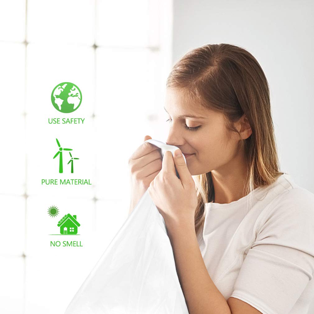 Teivio Small Trash Bags 4 Gallon 200 Counts Garbage Bags, Bathroom Trash Can Bin Liners, Small Plastic Bags for home office kitchen, fit 12-15 Liter, 3,3.5,4.5 Gal, Clear