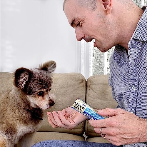 INABA Churu Bites Dog Treat, Grain-Free, Baked Chicken Filled with Churu, Chicken Recipe Wraps Chicken Recipe & Cheese Recipe 20 Pack Variety