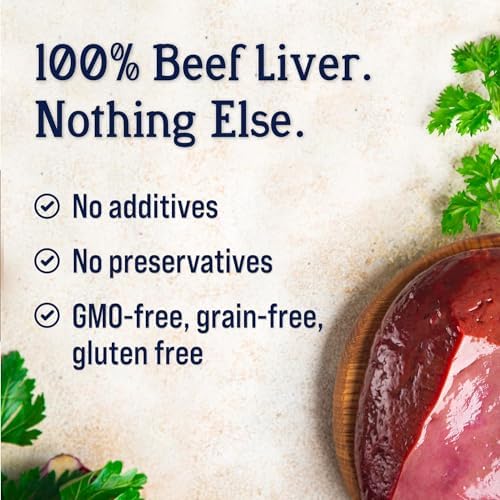 Stewart Single Ingredient Freeze Dried Raw Dog Treats (Beef Liver 21 Ounce + Supper Sprinkles 2.5 Ounce), High Protein, Training Treats or Meal Topper