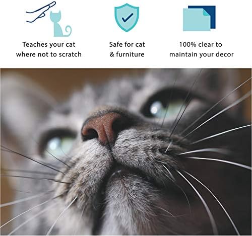 Sofisti-Cat Training Tape, Cat Tape for Furniture, Cat Scratch Deterrent for Furniture, Keep Cats from Scratching Furniture with Our Double -Sided Tape Cat Repellent