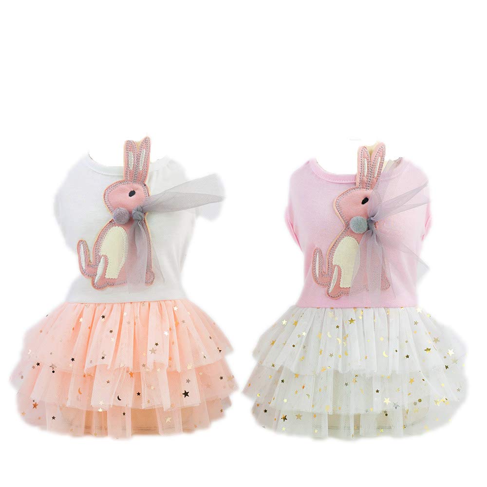 Small Dog Dress Female Tiny Puppy Clothes Girl Tutu for Dogs Dresses Harness Birthday Apparel