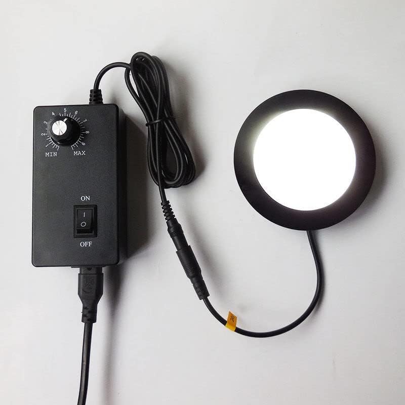 Microscope Accessories Kit for Adult 50-75mm Stereo Biological Microscope Bottom Light Lamp LED Backlight Illuminator Source 90V-240V Accessory (Size : 68mm)