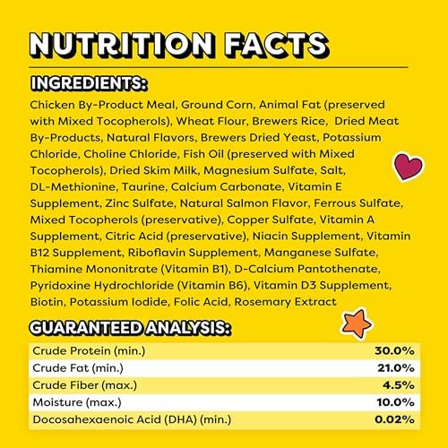 Temptations Kitten Treats, Salmon & Dairy, Crunchy and Soft Treat, 6.3 oz. (Pack of 10)