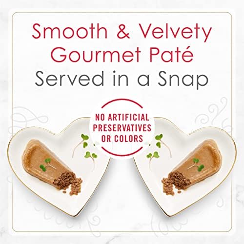Purina Fancy Feast Gourmet Pate Wet Cat Food, Petites Tender Beef Entree - (Pack of 12) 2.8 oz. Tubs