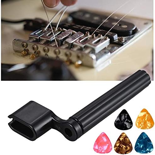 72PCS Guitar Tool Kit,Professional Guitar Repairing Maintenance Tool Kit with Guitar Strings Picks Bridge Pins Gauge Guitar Accessories Gift for Acoustic Guitar Electric guitar Ukulele Bass Banjo