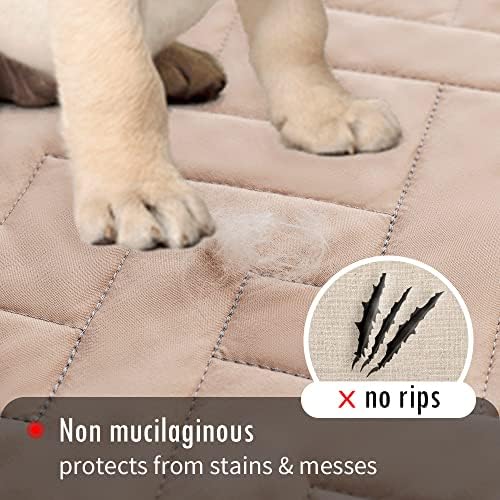 fuguitex Waterproof Dog Bed Cover Couch Cover for Pet Anti-Slip Cat Mat Pet Pad Blanket for Sofa Chair Recliner Bed Furniture Protrctor