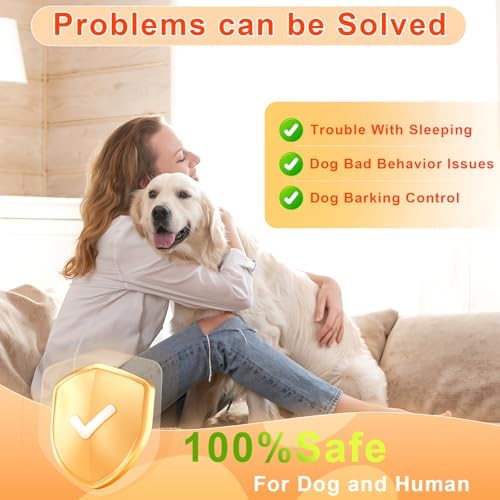 Anti Barking Device for Dogs - Dog Bark Deterrent Devices for Stopping Bad Dog Behavior - Ultrasonic Dog Bark Deterrent, Refuse to Shout and Slap - Best Anti Barking Device Rechargeable