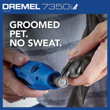 Load image into Gallery viewer, Dremel 7350-PET 4V Pet & Dog Nail Grinder, Easy-To-Use & Safe Nail Trimmer, Professional Pet Grooming Kit - Works on Large, Medium, Small Dogs & Cats
