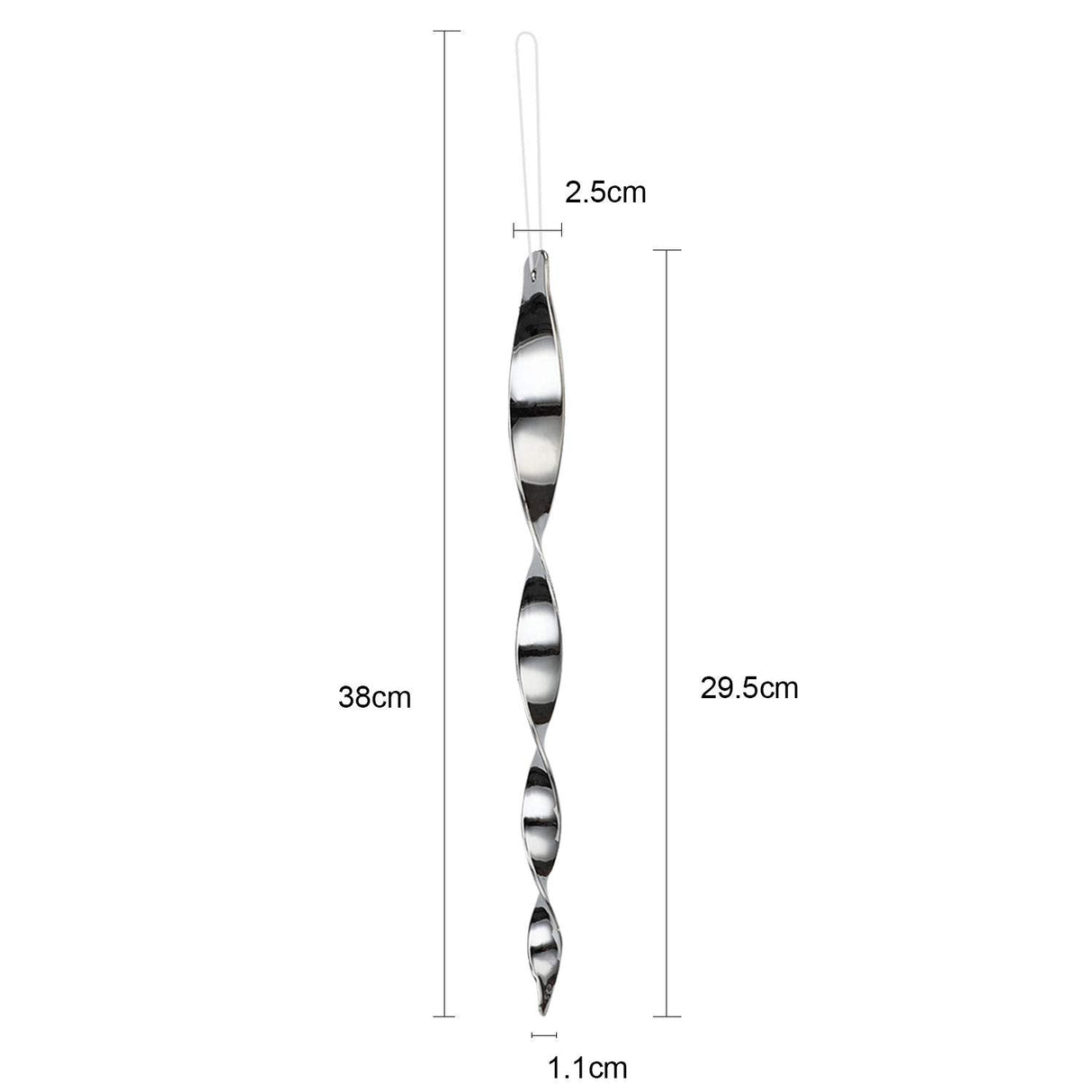 Besmon Woodpecker Bird Scare Devices,Reflective Scare Rods Control Device to Keep Birds Away from Patio Pool(Christmas Reflective Strip Hanging Home as Decoration)(12 Pack) (6pcs)