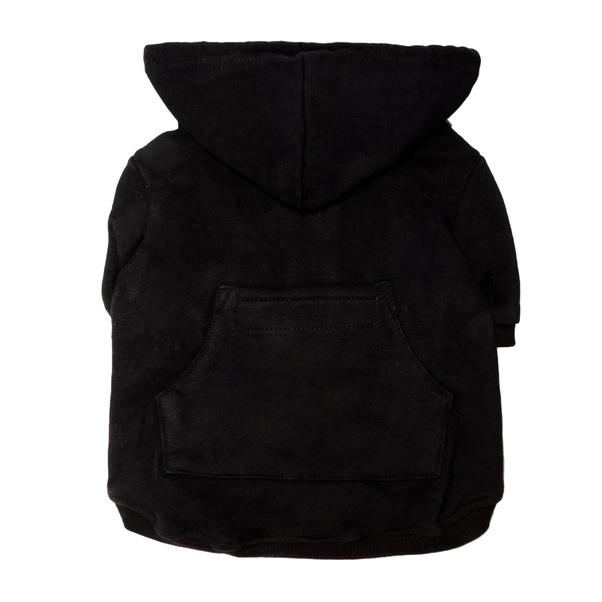 Ellie Dog Wear Zip Up Adventure Dog Hoodie with Hook & Loop Pockets and Adjustable Drawstring Hood - XXS to XXL - Multiple Colors - Comfortable & Versatile Dog Hoodies (Black, XXS)