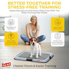 Load image into Gallery viewer, Glad for Pets Black Charcoal Puppy Pads, 23"x23" Disposable Training Pads That Absorb Urine & Neutralize Odor with Activated Carbon - 100 Count