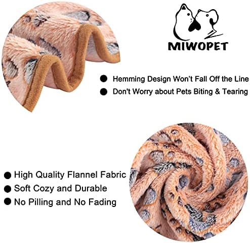 3 Pack Cat and Dog Blanket Soft & Warm Fleece Flannel Sleep Mat, Great Pet Throw for Puppy, Kitten,Cats,Small Dogs (Small 23" x 15")