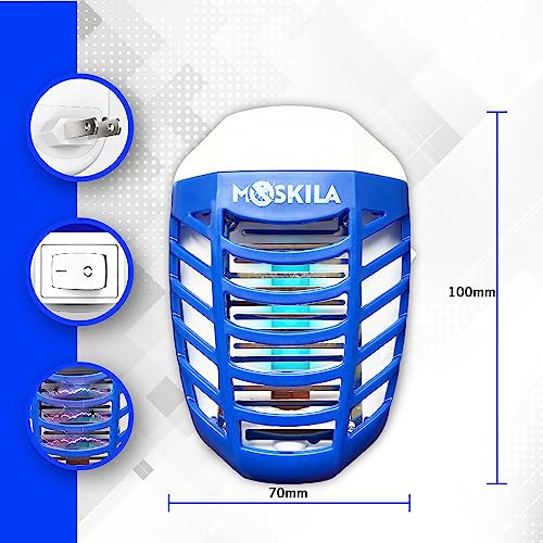 6 Packs Bug Zapper, Fly Zapper Electric Indoor, Mosquito Killer, Fly Killers, Fly Zapper Indoor, Insect Killer Electric, Fruit Fly Trap Kitchen, Fly Trap Indoor, Fly Trap Killer