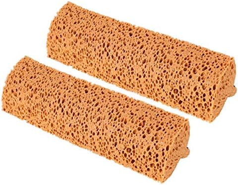 Yocada Sponge Mop Replacement Refill Head Home Commercial Use Tile Floor Bathroom Garage Cleaning Easily Dry Wringing 2 PCS