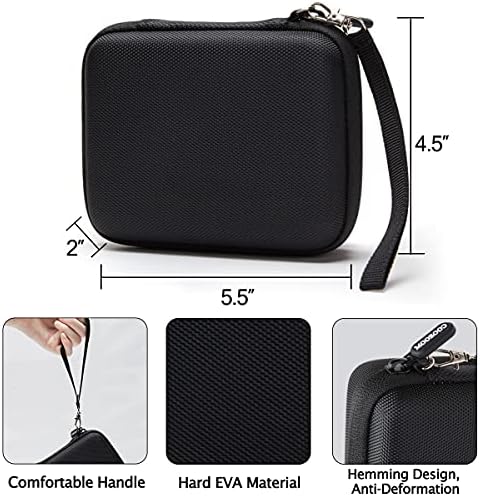 Guitar Pick Holder Case Compatible for Fender, ChromaCast, D'Addario, JIM DUNLOP, Bolopick, UNLP MUSICAL INSTRUMENT Guitar Accessories, All Size Picks Storage Pouch Box-Bag Black