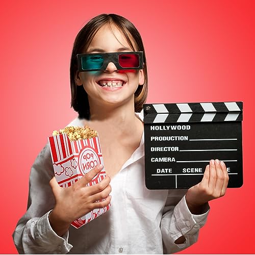 1000pcs Paper Popcorn Bags for Party, 1 Oz Small Vintage Individual Servings Popcorn Container Pop Corn Bags Bulk for Popcorn Machine Accessories Supplies Movie Nights (1000)