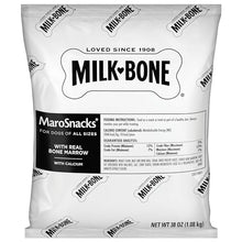 Load image into Gallery viewer, Milk-Bone MaroSnacks Dog Treats, 38 Ounce Refill Packs (Pack of 2) with Real Bone Marrow and Calcium