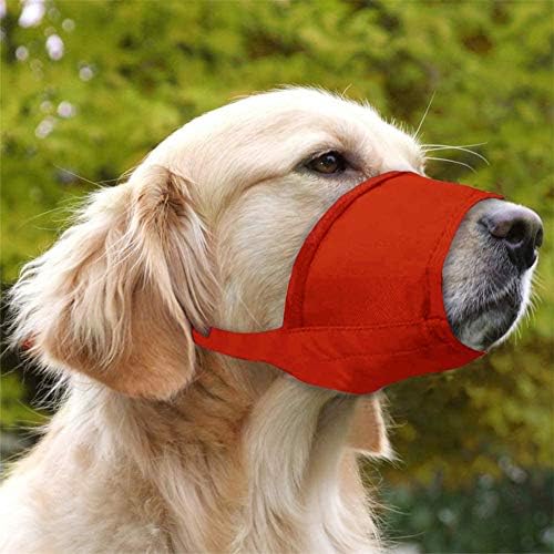 Coppthinktu 7PCS Adjustable Muzzle for Biting Barking, Comfortable Dog Mouth Cover for Small Medium Large Dogs with Long Snout