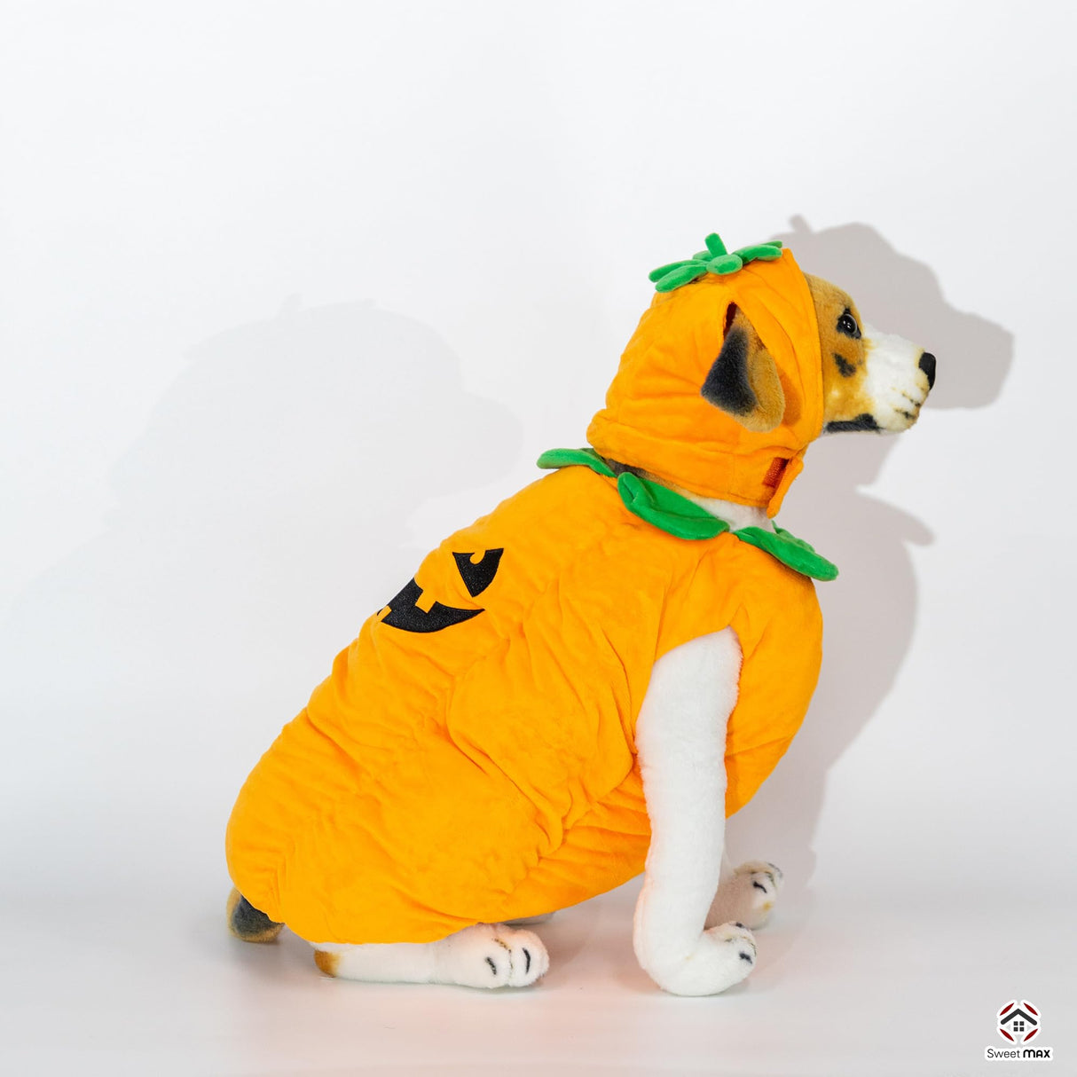 Pumpkin Dog Costume Pumpkin Pet Cosplay Outfits Hat Cute Novelty Pet Halloween Costume Party Favors Birthday Clothes Cats Dogs Orange (Pumpkin Dog Costume, Medium)