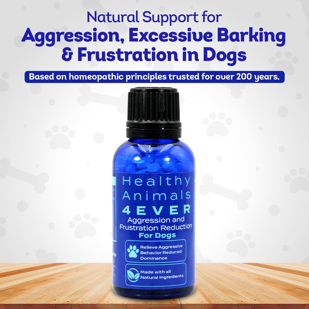 HA4E - Calming Tablets for Stressed and Aggressive Dogs - Reduce Dog Aggression & Promote Relaxation - All-Natural, Homeopathic Remedy - 300 Tablets