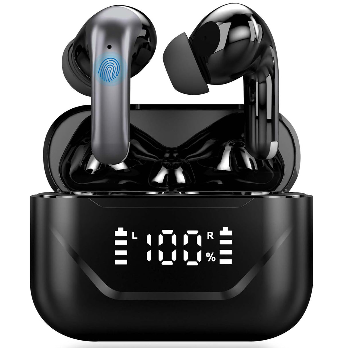 A17 Pro 3 in 1 Real Time Translator Earbuds, 144 Languages, Wireless Bluetooth, Black
