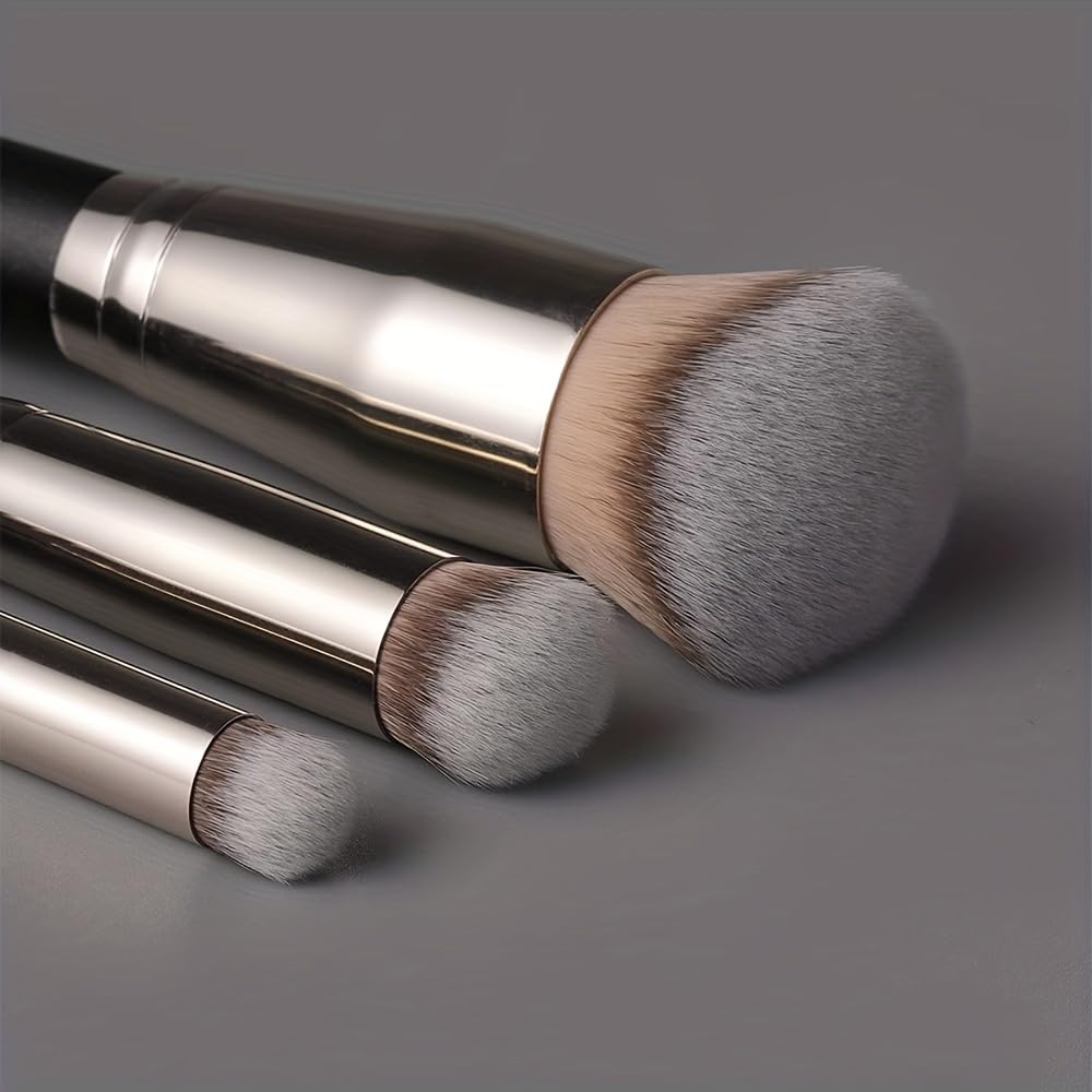 3 Professional Foundation Concealer Brushes for BB Cream, Designed for Contouring Makeup, Women'S Beauty Tools