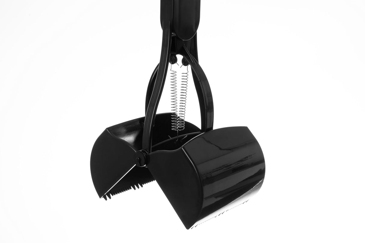 Mr. Peanut's 32" Tall Profile Pooper Scooper, Heavy Duty ABS Frame & Bin, Durable Double Spring Clamp, Lightweight Design, Simple One Step Assembly