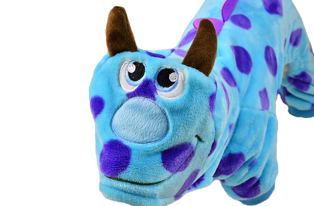 Gullor Autumn Winter Warm Comfortable Adorable Dinosaur Shape Pet Dog Clothes - XS