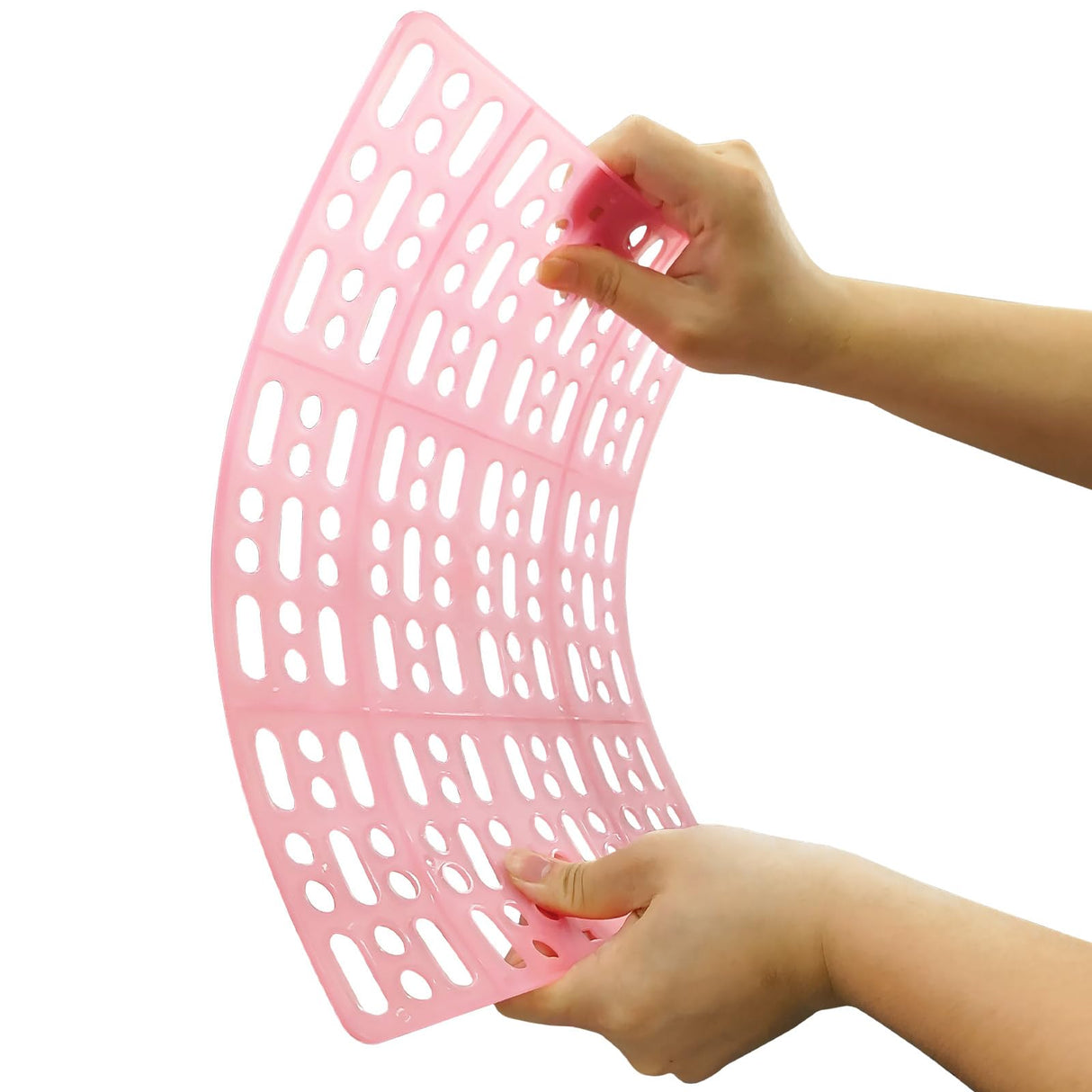 BICHENHWAI 6 Pack Pet Cage Mats 13.3"x9.8" Plastic Leak-Proof Floor Pads with Buckle (Blue/Pink/White) for Rabbits, Guinea Pigs Small Animals