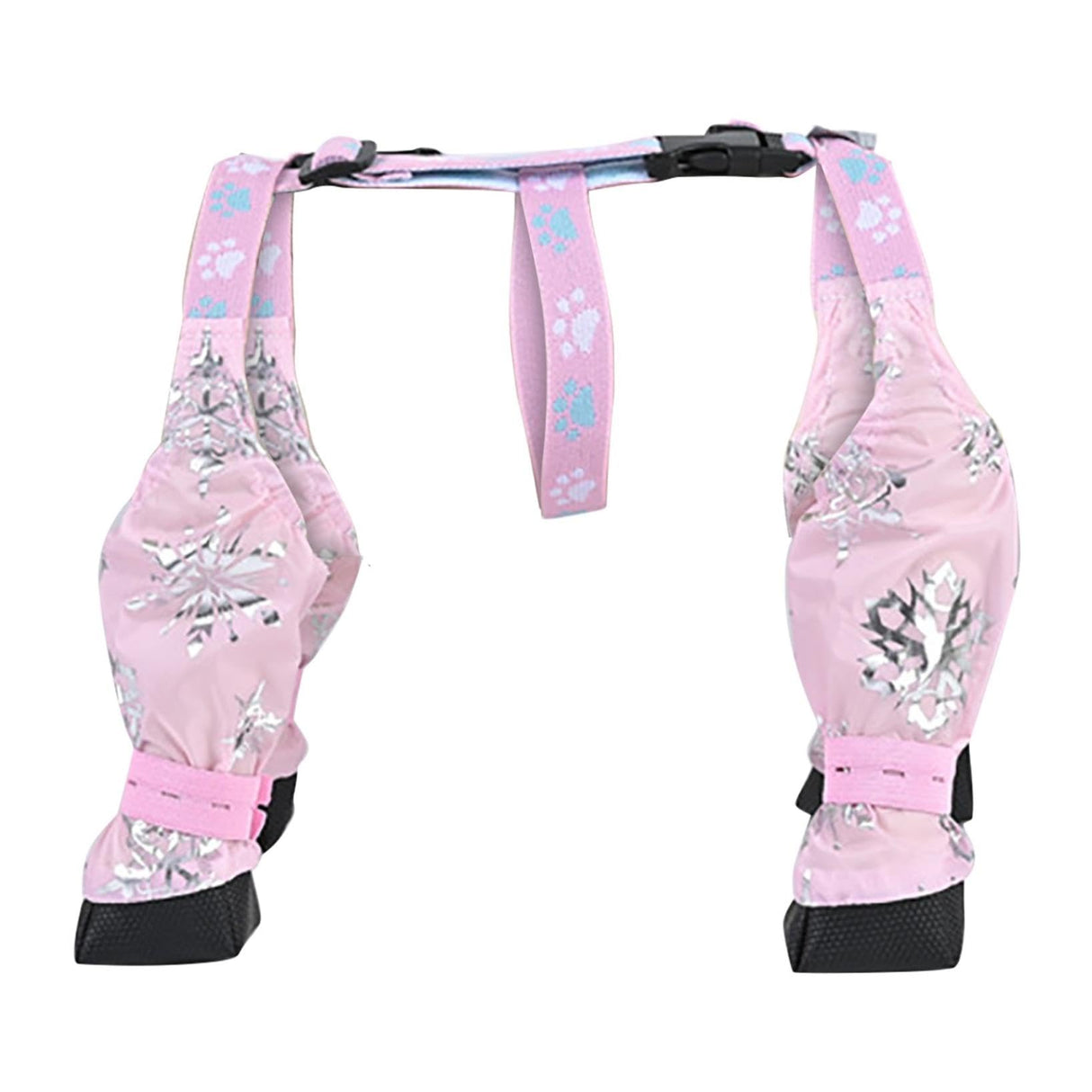 Paw Dog Boot Leggings, Dog Shoes, Dog Suspender Boots, Dirty Proof Dog Boot Leggings, Dog Paw Boot Leggings, Dog Boots with Suspenders for Outdoor Walking (Light Pink, XL)