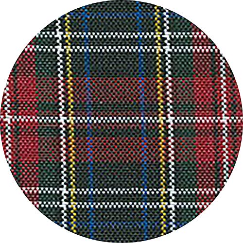 School Uniform Plaid Heart Shape Button Hair Ties/Set of 2/Girls & Women Hair Accessories/Pony tail Holder|AGD Accessories/Hair Bobbles (Plaid 56)