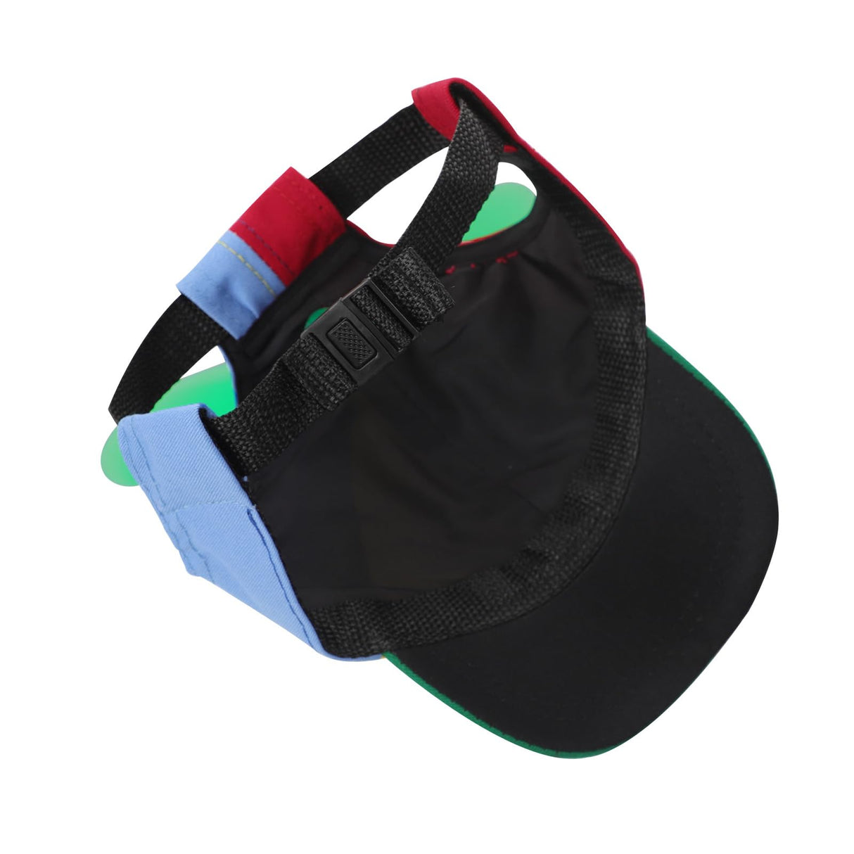 Funny Pet Baseball Hat with Propeller, Cute Adjustable Sun Protection Rainbow Helicopter Hat for Dog & Cat