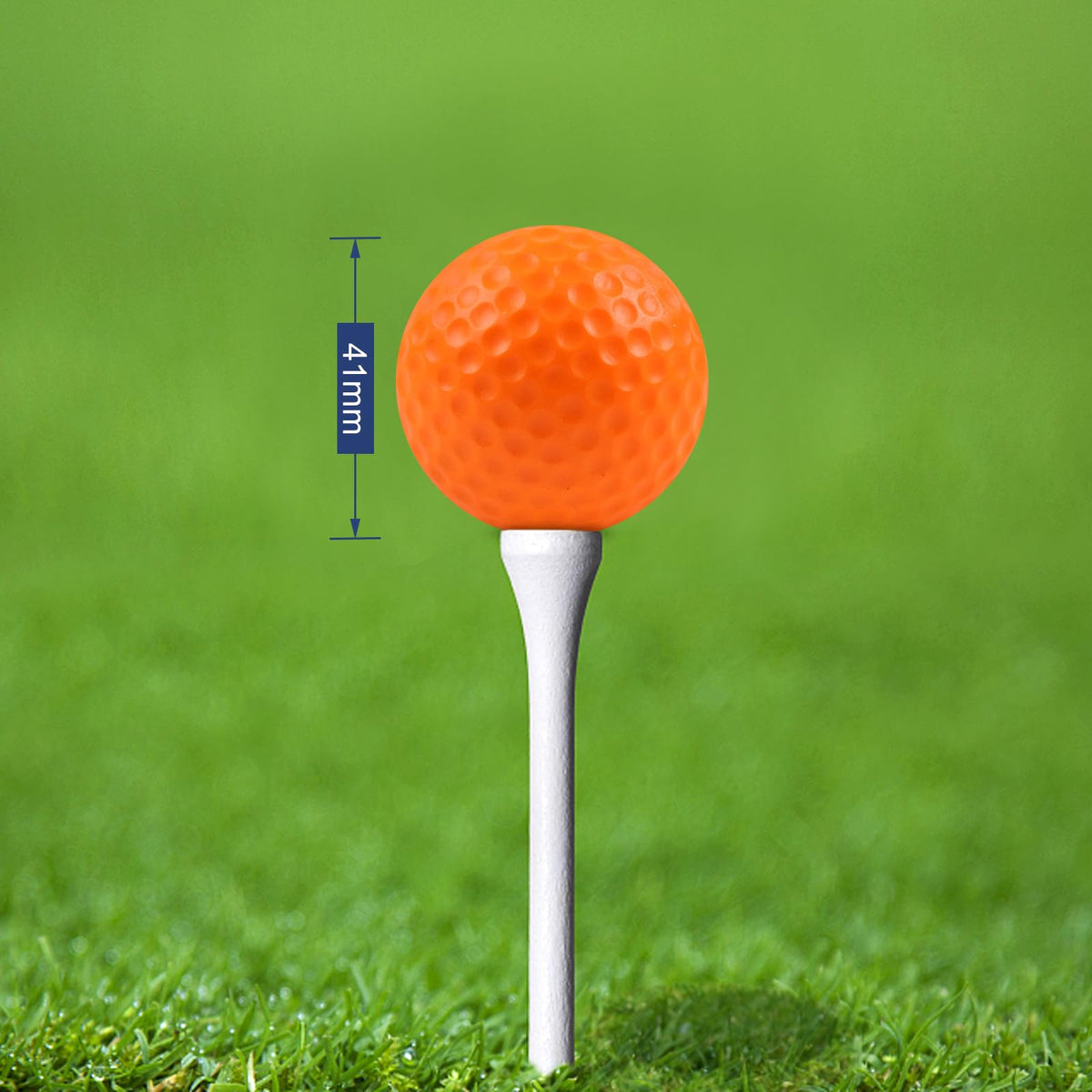 20 Pack Foam Golf Balls, 41mm Practice Golf Balls, Realistic Feel and Long Lasting Limited Fligh Practice Golf Balls for Backyard, Soft Golf Balls for Indoor or Outdoor