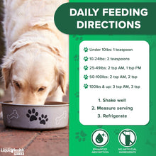 Load image into Gallery viewer, LIQUIDHEALTH Pets K9 Liquid Glucosamine for Dogs, Puppies, Senior Canines with Chondroitin, MSM, Hyaluronic Acid - Dog Vitamins for Hip & Joint Health, Dog Joint Oil, Joint Juice - Made in USA (32 oz)