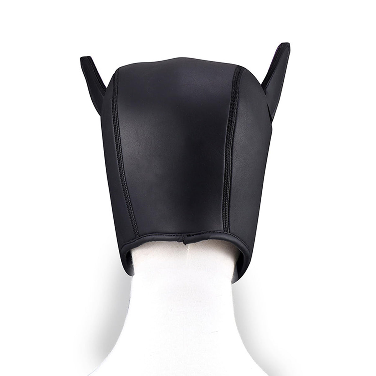 nurdewn XL Neoprene Puppy Hood Dog Mask – Extra Large Pup Hood Mask Adult with Removable Muzzle, Breathable Dog Hood for Cosplay, Role Play, Pup Play Gear & Halloween Costume(Black)