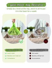 Load image into Gallery viewer, Cat Litter Bags for Poop Biodegradable Cat Waste Disposal Bag Leakproof Durable and Unscented Large to Fit Any Scoop Strengthen Dog Poop Bag- 100 Count