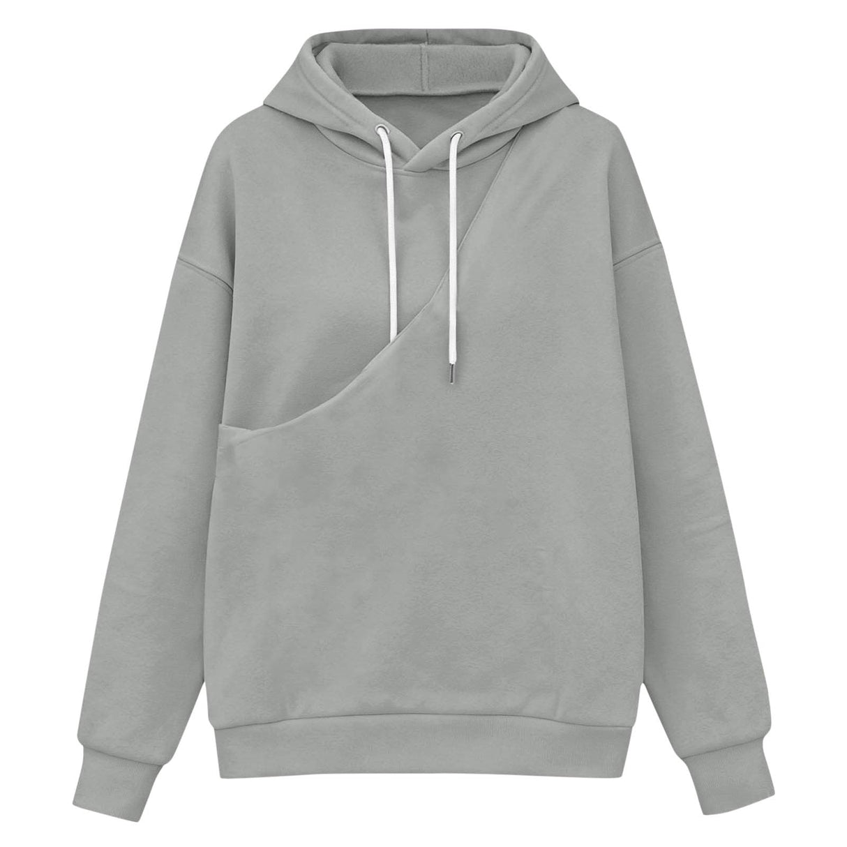 Dog Pouch Hoodie for Men Women Kangaroo Pocket Cat Pouch Sweatshirts Pet Carrier Pullover Animal Holder Tops Gray