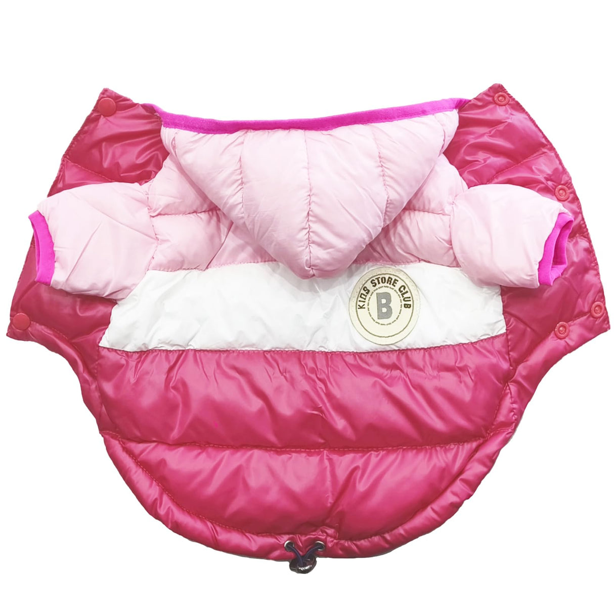 CMREAEC Dog Vest Winter Coat for Small Dogs Boy Girls, Dog Down Jackets Puppy Hoodie Sweatshirt Doggie Hoodie Coat Winter Clothes Pet Hooded Coat Apparel for Chihuahua in Cold Weather,Pink XXL