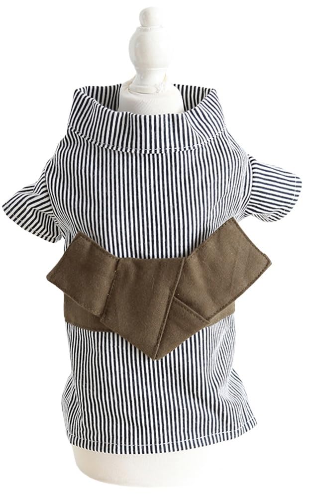 MaruPet Japanese Kimono for Pet Halloween Costume Bowknot Dog Dress for Small, Extra Small Dog X-Stripes XS