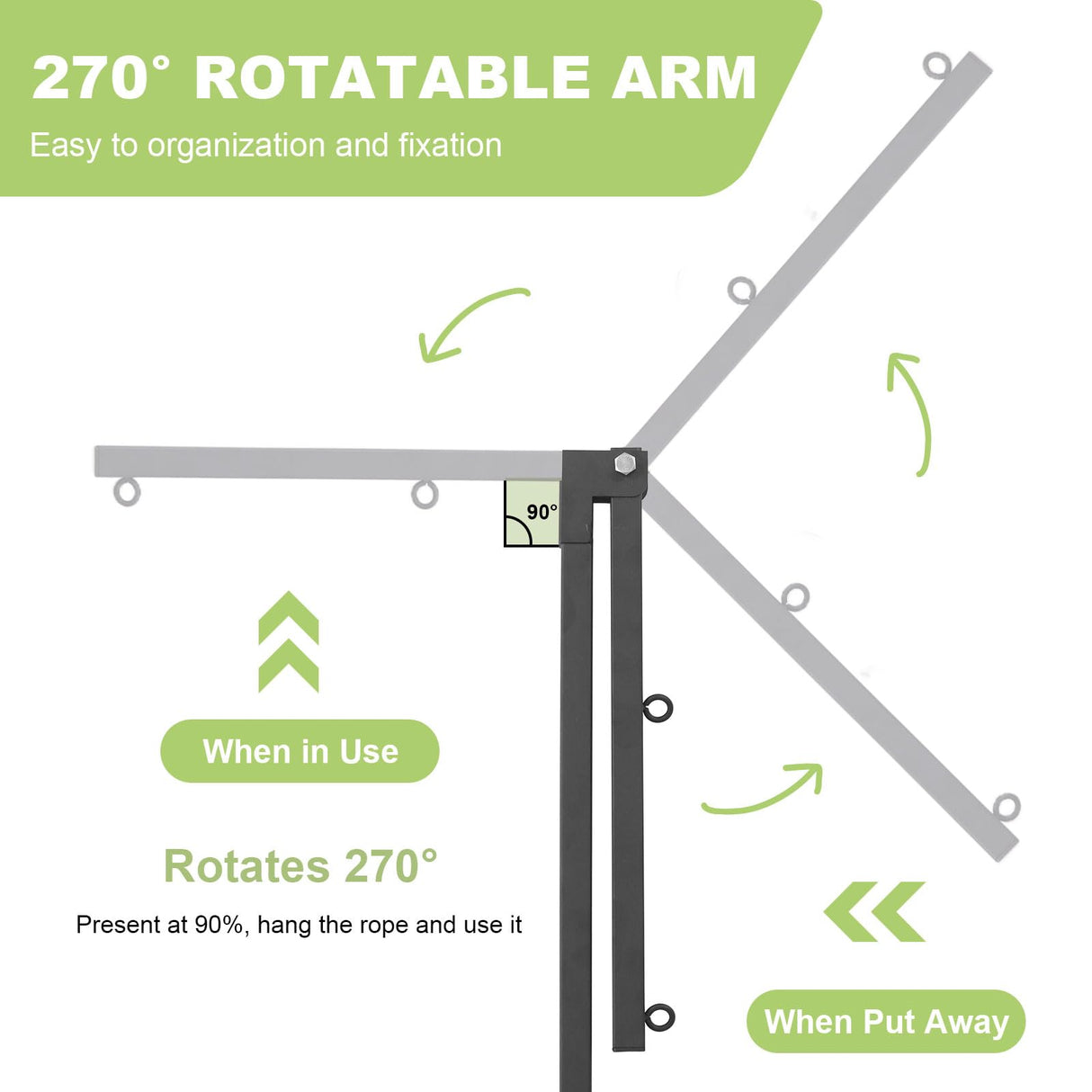 ZPVP Dog Grooming Arm with Hammock 35" Adjustable Dog Grooming Or Stand with Anti-Slip Metal Clamp No-Sit Haunch Holders for Small/Medium Pets Cat(Grooming Table Not Included)